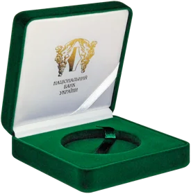 Футляр для 2-унцієвих медалей та срібних монет із штучної замші