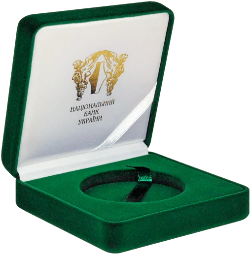 Футляр для 2-унцієвих медалей та срібних монет із штучної замші