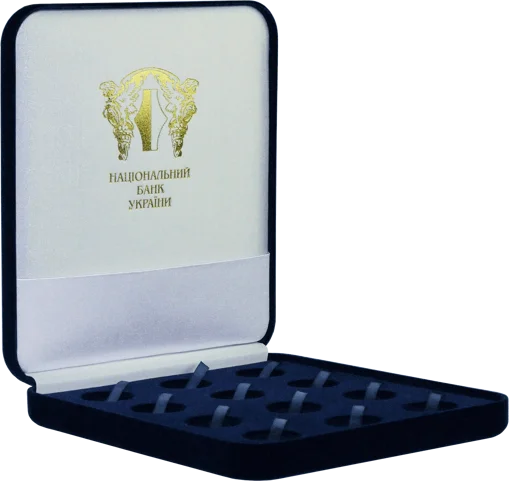 Футляр для 12 срібних монет