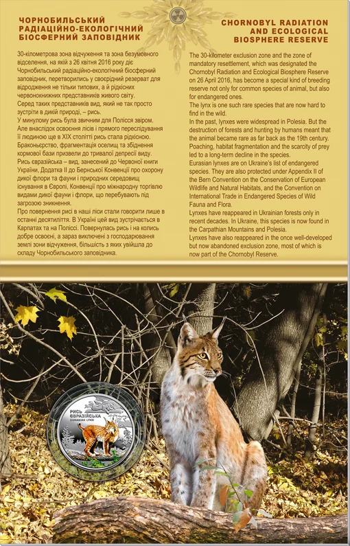 Чорнобиль. Відродження. Рись  євразійська (у сувенірній упаковці) (н)