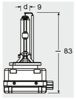 Лампа ксенонова Osram D3S 66340CLC 35W картон - 2