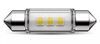 Габарит LED Philips White Ultinon Pro6000 12V C5W 38mm 4000K (1шт.) 11854WU60X1 - 3