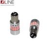 Габарити LED Qline 1157 (P21/5W) Red CANBUS BAY15D (2шт) - 4