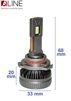 Лампы светодиодные QLine DualVision 65W HB4 6000K (2шт.) - 2