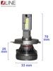 Лампы светодиодные QLine DualVision 65W H4 6000K (2шт.) - 2