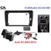 Рамка переходная CraftAudio AU-22-450 Audi A3 2003-2012 9&quot; + проводка - 1