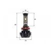 Лампы светодиодные Sho-Me H11 6000K 40W LED G1.4 (2 шт) - 3