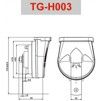 Звуковий сигнал TIGER HORN TG-H003 - 2
