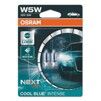 Габарити Osram W5W 12V 5,20W W2.1x9.5d Cool Blue Intense Next Gen +100% 2шт/блістер (2825CBN-02B) - 1