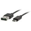 Реверсивний кабель Neoline Cable S5 Double Side Black USB-Micro USB - 1