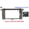 Рамка перехідна CraftAudio TOY-22-193 Toyota LC 100 (J105) 2003-2008 9&quot; - 1