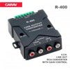 Конвертор рівня сигналу Carav R-400 (2 канали, регулювання) - 3