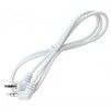 Кабель AUX AWM 110-13 Jack 3.5mm 1 м білий - 2