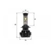 Світлодіодні лампи Sho-Me H7 6000K 40W LED G1.4 (2 шт) - 3