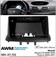 Рамка переходная AWM 981-27-113 Renault Megane, Fluence