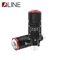 Лампи-лінзи світлодіодні Qline Alpha H4 Projector МАХ  6000K (2шт)
