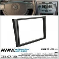 Рамка переходная AWM 781-07-110 Opel Agila, Combo, Corsa, Meriva, Omega, Signum, Tigra, Vectra