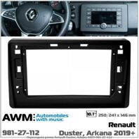 Рамка переходная AWM 981-27-112 Renault Duster, Arkana