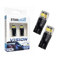 Габарит LED StarLight Vision W5W (T10) BRS T10 White LED W2.1X9.5d White 6000K 12/24V