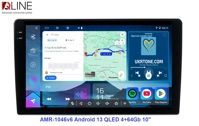 Мультимедійний центр Qline AMR-1046v6 Android 13 QLED 4+64Gb 10"