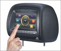 Подголовники с монитором и DVD-проигрывателем Klyde KL 4700 touch screen (черный) комплект 2шт.