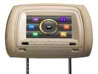 Подголовники с монитором и DVD-проигрывателем Klyde KL 4700 touch screen (бежевый)