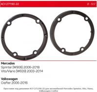 Проставки під динаміки ACV 271190-22 Mercedes Sprinter, Vito, Viano, Volkswagen Crafter