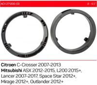 Проставки под динамики ACV 271200-03 Mitsubishi, Citroen