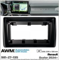 Рамка переходная AWM 981-27-135 Renault Duster, Dacia Duster