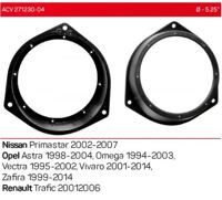 Проставки під динаміки ACV 271230-04 Opel, Nissan, Renault