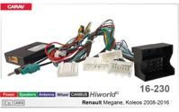 Перехідник для магнітол 9", 10.1" Carav 16-230 Renault Megane, Koleos