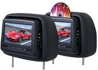 Комплект подголовников Gate U-739HD (пара) чёрный