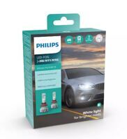 Лампи світлодіодні PHILIPS H8/H11/H16 11366U51X2 LED Ultinon Pro5100 +160% 12/24V в ПТФ