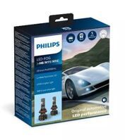 Лампи світлодіодні PHILIPS H8/H11/H16 11366U91X2 LED Ultinon Pro9100 +350% 12/24V в ПТФ