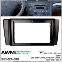 Рамка переходная AWM 981-37-015 Volvo S60, V70, XC70