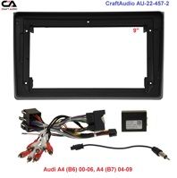 Рамка переходная CraftAudio AU-22-457 Audi A4 (B6) 00-06, A4 (B7) 04-09 + проводка