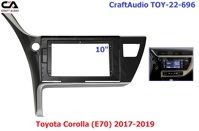 Рамка переходная CraftAudio TOY-22-696 TOYOTA Corolla (E70) 2017-2019 10.1"