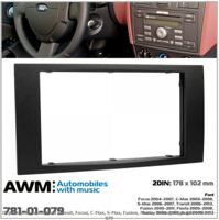 Рамка переходная AWM 781-01-079 Ford Transit, Focus, C-Max, S-Max, Fusion, Fiesta, Galaxy, Kuga