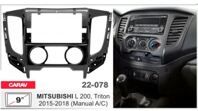 Рамка перехідна Carav 22-078 Mitsubishi L200, Triton