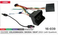 Переходник для магнитол 9", 10.1" Carav 16-039 Volkswagen, Audi, Skoda, Seat