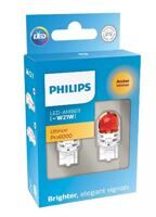 Габарит LED Philips WY21W LED Ultinon Pro6000 11065AU60X2 Amber (2шт.)