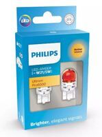 Габарит LED Philips W21/5W LED Ultinon Pro6000 11066AU60X2 Amber (2шт.)