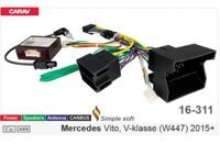 Перехідник для магнітол 9", 10.1" Carav 16-311 Mercedes Vito, V-klasse (W447)