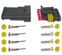 Разъем герметичный AWM HC-4 (4 pin) универсальный