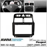 Рамка переходная AWM 981-12-048 Peugeot 307