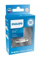 Габарит LED Philips White Ultinon Pro6000 12V C5W 38mm 6000K (1шт.) 11854CU60X1