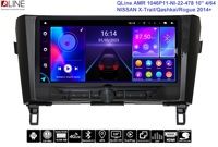 Штатна магнітола QLine AMR 1046P11-NI-22-478А 10" 4/64 NISSAN X-Trail/Qashkai/Rogue 2014+ (з підсилювачем)
