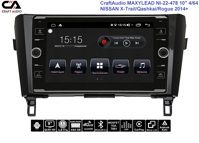 Штатна магнітола CraftAudio MAXYLEAD NI-22-478 10" 4/64 NISSAN X-Trail/Qashkai/Rogue 2014+