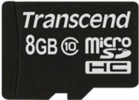 Карта пам'яті Transcend microSDHC 8 GB card Class 10