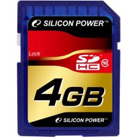 Карта памяти Silicon Power SD 4 GB class 10